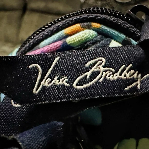 Vera Bradley Blue and Purple Floral Y2K Crossbody Bag new without tags - Picture 5 of 17